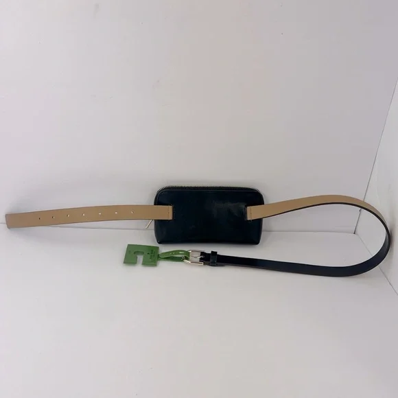 KATE SPADE WALLET BELTED PURSE FANNY PACK LEATHER SIZE SMALL/MEDIUM, BLACK COLOR - Picture 3 of 13